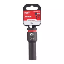 Головка торцевая Milwaukee SHOCKWAVE™ 1/2", 12 мм, удлиненная (замена для 4932352850)