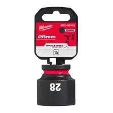 Головка торцевая Milwaukee SHOCKWAVE™ 1/2", 28 мм