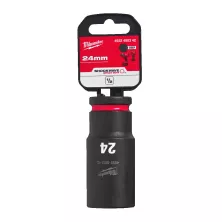 Головка торцевая Milwaukee SHOCKWAVE™ 1/2", 24 мм, удлиненная (замена для 4932352857)