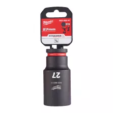 Головка торцевая Milwaukee SHOCKWAVE™ 1/2", 27 мм, удлиненная (замена для 4932352858)