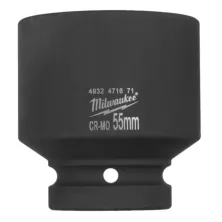 Головка торцевая Milwaukee SHOCKWAVE™ 1", 55 мм
