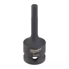 Головка торцевая Milwaukee SHOCKWAVE™ 1/2" HEX6 (1 шт)