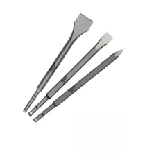 Зубило SDS-plus Milwaukee Набор 250 mm (острое, плоское, широкое) / 3 шт.