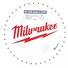 Milwaukee Пильный диск для циркулярной пилы по дереву 184x5/8x2,1x40 скошенные зубья