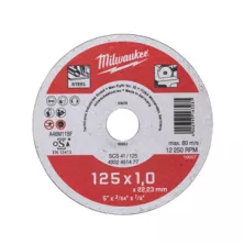 Отрезной круг Milwaukee 125x1.0x22.23 SCS 4PRO+ / 10 шт.