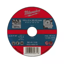 Отрезной круг Milwaukee диск SC 41/125х3 PRO+ (заказ кратно 25 шт.)
