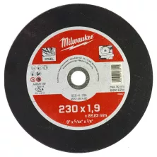 Milwaukee Отрезной диск SCS 41/230х1,9 (заказ кратно 25 шт.)