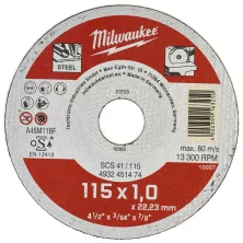 Milwaukee Отрезной диск SCS41/115X1 -200шт.