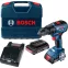 Дрель-шуруповерт аккумуляторный BOSCH GSR 18V-50 3*2a/h