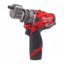 Дрель-шуруповерт угловой аккумуляторный Milwaukee M12 FPDX-0 FUEL со сменными насадками