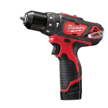 Дрель-шуруповерт аккумуляторный Milwaukee M12 BPD-202С (2 АКБ * 2 Ач; case)
