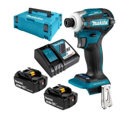 Гайковерт MAKITA DTD 172 RTJ (2*5,0 Ah, MAKPAC-2)