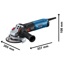 Углошлифмашина 125мм BOSCH GWS 17-125 S (carton)