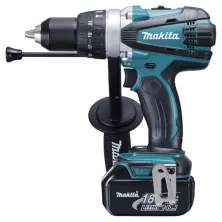 Дрель-шуруповерт ударный аккумуляторный MAKITA DHP 458 RFE (2*3.0 Ah, case)