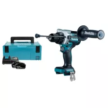 Дрель-шуруповерт ударный аккумуляторный MAKITA DHP 486 RTJ (2*5.0 Ah, MAKPAC)