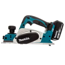 MAKITA DKP180RFE Рубанок аккум. LXT 18В, точн. 0,1мм, макс. глуб. 2мм, ширина 82мм (2х3.0Ач, з/у), , шт