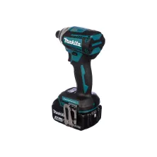 Дрель-шуруповерт ударный аккумуляторный MAKITA DTD154RFE  аккум. LXT BL 18В, 1/4", 175Нм, 4 режима (2x3.0Ач, з/у), , шт