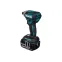 Дрель-шуруповерт ударный аккумуляторный MAKITA DTD154RFE  аккум. LXT BL 18В, 1/4", 175Нм, 4 режима (2x3.0Ач, з/у), , шт