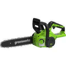 Пила цепная электрическая Greenworks аккумуляторная G24CS25 c АКБ 4АЧ и ЗУ