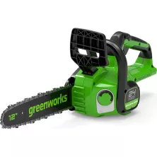 Пила цепная электрическая Greenworks аккумуляторная GD24CS30K2 c 1хАКБ 2 Ач и ЗУ