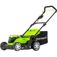 Газонокосилка аккумуляторная Greenworks G24X2LM41 (24V, 2*4.0 Ah, carton)