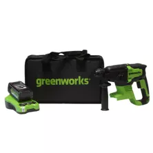 Перфоратор SDS-plus Greenworks аккумуляторный Greenworks GD24SDS2 (1*4,0 Ah, bag)