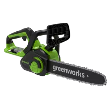 Пила цепная электрическая Greenworks аккумуляторная G40CS30IIK2 с 1xАКБ 2Ач и ЗУ