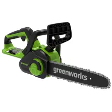 Пила цепная электрическая Greenworks аккумуляторная G40CS30II с 4 Ач АКБ и ЗУ