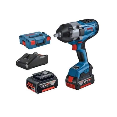 Гайковерт BOSCH GDS 18V-1000 (2*5. Ah, L-boxx)