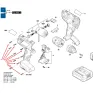Запасная часть BOSCH Винт__GDX 18V-200 C / GSR 12V-30 (потайной 3 х 16 мм)
