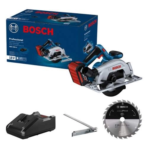 Пила дисковая BOSCH GKS 185-LI (1*5.0 Ah, carton)