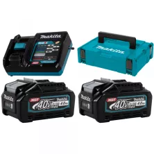 Аккумуляторы и зарядные устройства MAKITA BL 4040 B (2*4.0 Ah, DC 40 RA, MAKPAC-1)