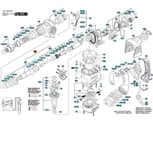 Запасная часть BOSCH ремкомплект патрон с бойком для GBH 2-28 / 3-28 / 4-28