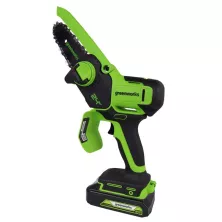 Пила цепная электрическая Greenworks G24MCS10K2 (1*2.0 Ah, carton)