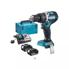 Дрель-шуруповерт ударный аккумуляторный MAKITA DHP 484 RTJ (2*5.0 Ah, case)