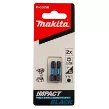 Бита MAKITA Impact Black PZ3, 25 мм, C-form, 2 шт.