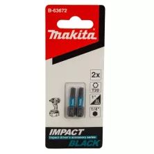 Бита MAKITA Impact Black T20, 25 мм, C-form, 2 шт.