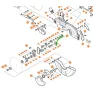 Запасная часть MAKITA Шпиндель торцовочной пилы MAKITA LS1019L 325643-0