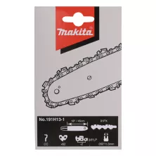 Цепь и шина MAKITA 45 см/18", шаг 3/8", паз 1.3 мм, 62 звена, 91PX (191H13-1)