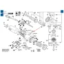 Запасная часть BOSCH Корпус мотора к GWS 1000 / GWS 14-125 CIE / GWS 1400 BOSCH (1605108249)