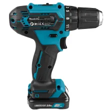 Дрель-шуруповерт аккумуляторный MAKITA DF 333 DWAE (2*2,0 Ah, Case) + набор насадок E-03084