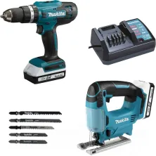 Набор инструмента MAKITA DK18B59Y (HP488D, JV183D, 2*1.5 Ah, bag)