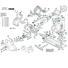 Запасная часть BOSCH болт для GKS 165 / 190 / 235 / 600 / 18V-57