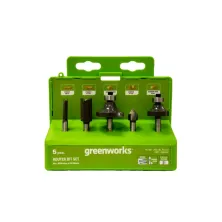 Фреза Greenworks набор (5 шт.) для фрезера