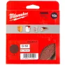 Шлифкруг 125 мм Milwaukee 25/8 H&L 10шт