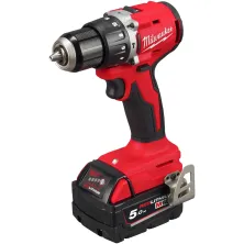 Дрель-шуруповерт аккумуляторный Milwaukee Milwaukee M18 BLPDRC-502C (4933492826) (питание: аккумулятор, Li-ion, патрон: 13 мм, 2 скорости, 1700 об/мин, крутящий момент: 60.5 Н