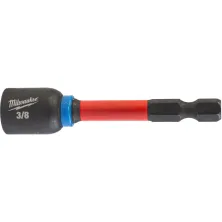 Milwaukee Насадка магнитная торцевая Milwaukee Shockwave 1/4" Hex-3/8"x65мм (4932492440) (магнитный наконечник, подходит для применений с высоким крутящим момен