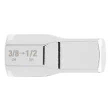 Milwaukee Адаптер для торцевых головок Milwaukee 4932480647 3/8" квадрат-1/2" квадрат (идентификатор размера с лазерной гравировкой, хромированная отделка)