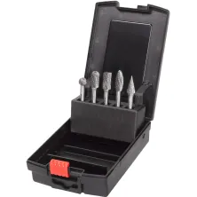 Milwaukee Набор борфрез Milwaukee 4932493577 6x10мм 5шт (твердосплавные, типы B, C, D, H, M, геометрия зубьев с двойной насечкой, подходит для незакаленной и за