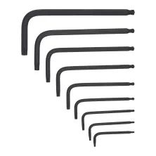 Milwaukee Набор ключей Milwaukee 4932492703 9 шт (шестигранные, L-образной формы, шаровой наконечник Torx для доступа к винту под углом до 25°, в наборе: Т8, Т9